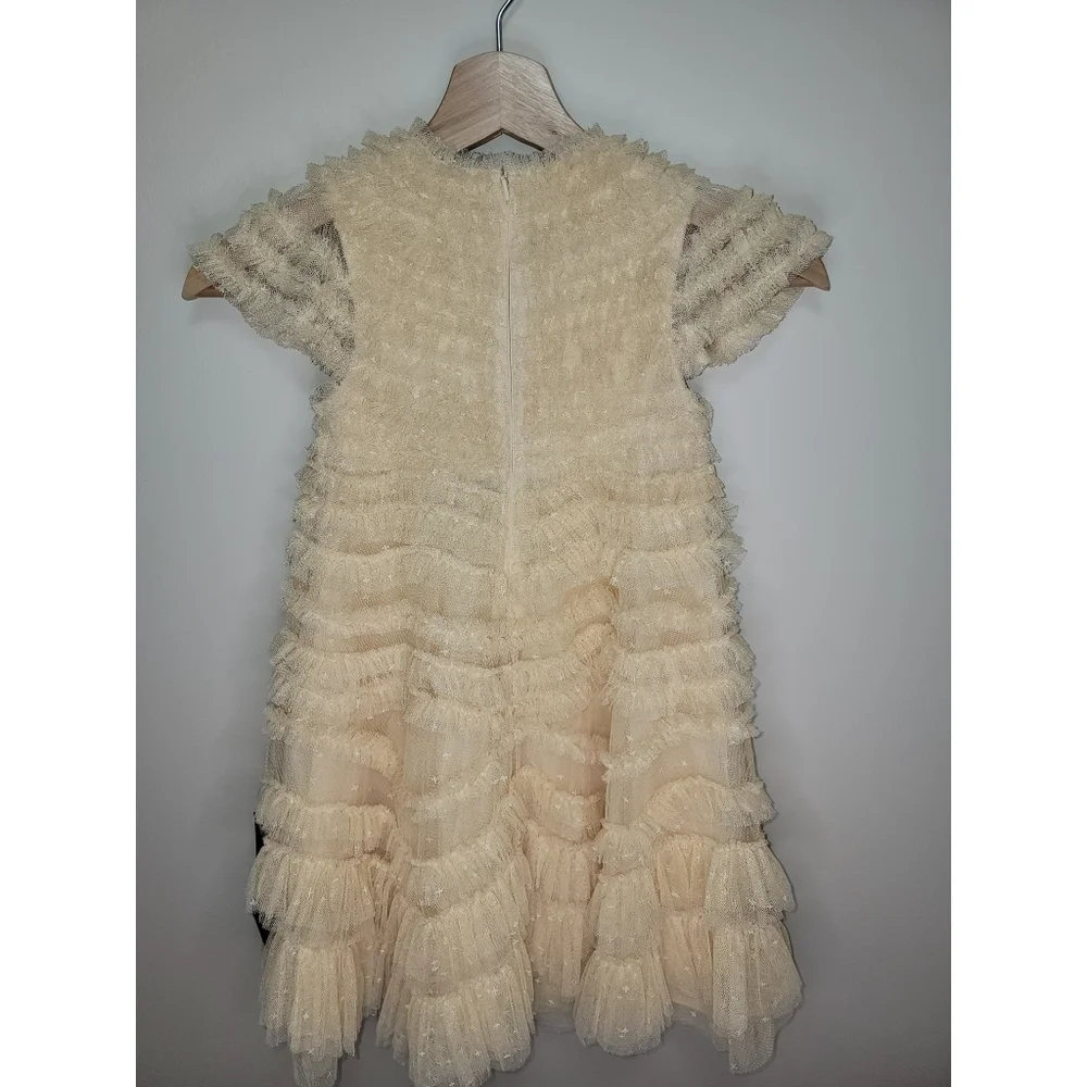 Needle & Thread × WILD ROSE RUFFLE KIDS DRESS - Picture 6 of 10